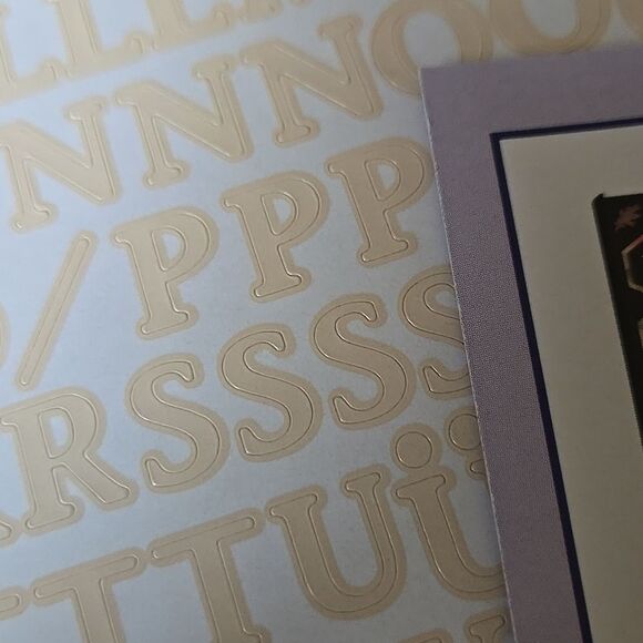 Creative Memories ABC 123 Mini Classy Flesh Color Stickers cream letters - Picture 8 of 16